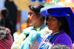 A Tzotzil and blue wool rebozo Place in front of the cathedral, San Cristobal de Las Casas, Mexico.