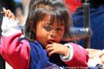 Pensive child, Plaza de la Paz, San Cristobal de Las Casas, Mexico.