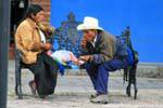 The lunch time, Plazuela del Cerrillo San Cristobal de Las Casas, Mexico.