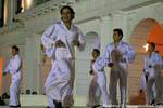 Dancers in white, dance show, San Cristobal de Las Casas, Mexico.
