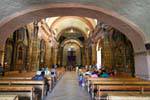 Nave Baroque Solomon mode, Santo Domingo Church Nave San Cristobal de Las Casas, Mexico.