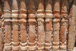 Mayan columns, Sayil, Mexico.