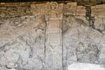 The myth of the Four Suns, the four cosmological times experienced by the world, Frieze of the Dream Lords Tonina, Mexico.
