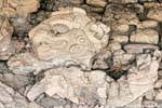 Fragment of stucco codex that tells the history of the Universe, Frieze of the Dream Lords Tonina, Mexico.