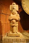 Statue of K'inich Chapat, museum Tonina, Mexico.