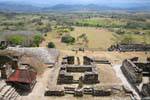 The plain of Ocosingo, view from the Temple of the Smoking Mirror, Tonina, Mexico.