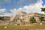The remains of El Castillo, Tulum, Mexico.