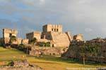 Panorama of the Castle from the Grand Palais, Tulum, Mexico.