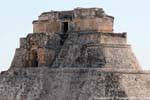 Superior Temple, Pyramid of the Magician, Uxmal, Mexico.