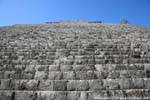 At the steps of the Great Pyramid, Uxmal, Mexico.