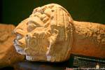 Mayan profile, Museum of Uxmal sculpture, Mexico.