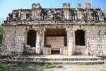 Structure of the archaeological site of Uxmal, Mexico.