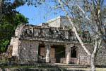 The cubic stone structure, other view, Uxmal, Mexico.