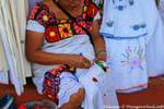 The gesture of embroidery, handicrafts, Valladolid, Mexico.