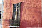 Light and shadow on a wall, Valladolid, Mexico.