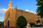 Façade restoration, Templo San Juan de Dios, Valladolid, Mexico.