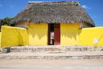 The yellow house, Yucatan, Mexico.