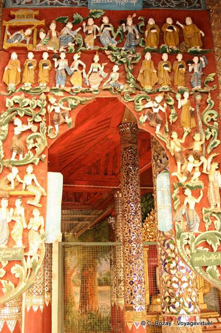 Detail of the Shwezigon Pagoda, Bagan - Myanmar (Burma)