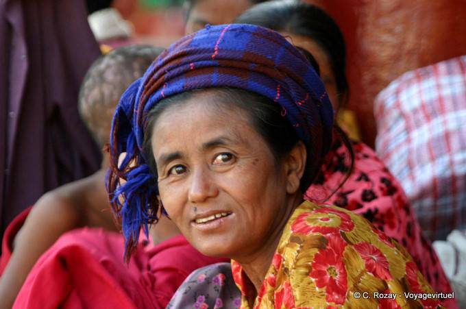 The smiling face of Aboriginal, Nyaung-U, Bagan - Myanmar (Burma)