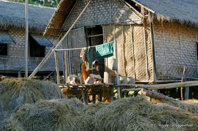 Typical house, Nyaung Shwe, Inle Lake - Myanmar (Burma)