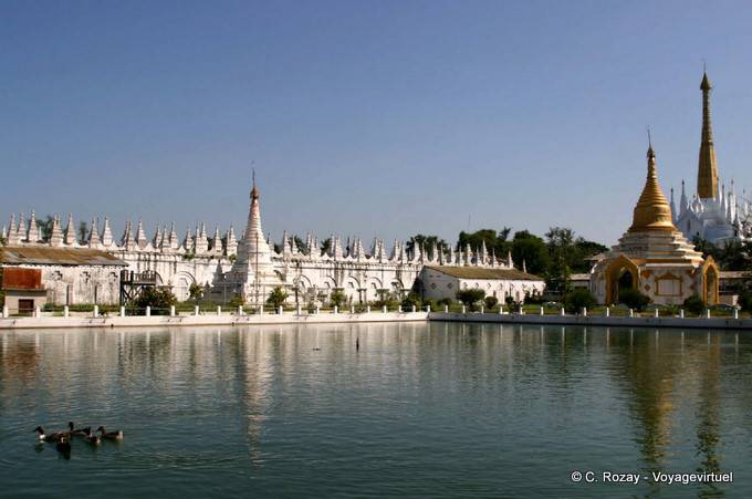 Outside the Kuthodaw Pagoda, Mandalay - Myanmar (Burma)