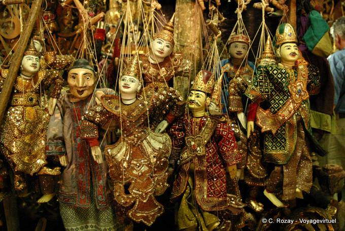 Burmese puppets, Mandalay - Myanmar (Burma)