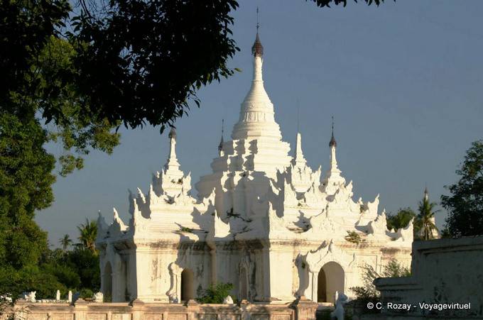White Pagoda in identifying, Mandalay - Myanmar (Burma)