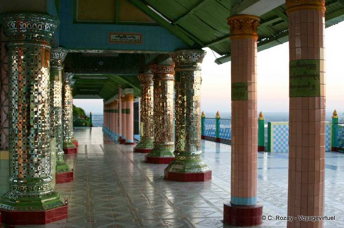 Outdoor pagoda U Ponnya Sun Shin, Sagaing - Myanmar (Burma)