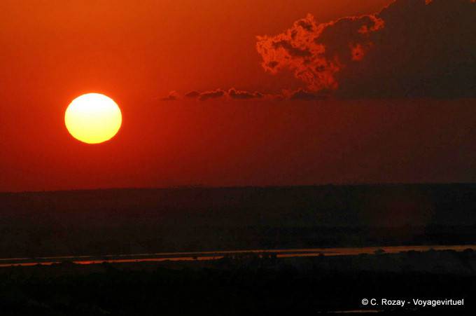Sunset as seen from Sagaing - Myanmar (Burma)