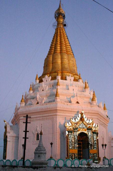 A stupa pagoda U Ponnya Sun Shin, Sagaing, Mandalay - Myanmar (Burma)