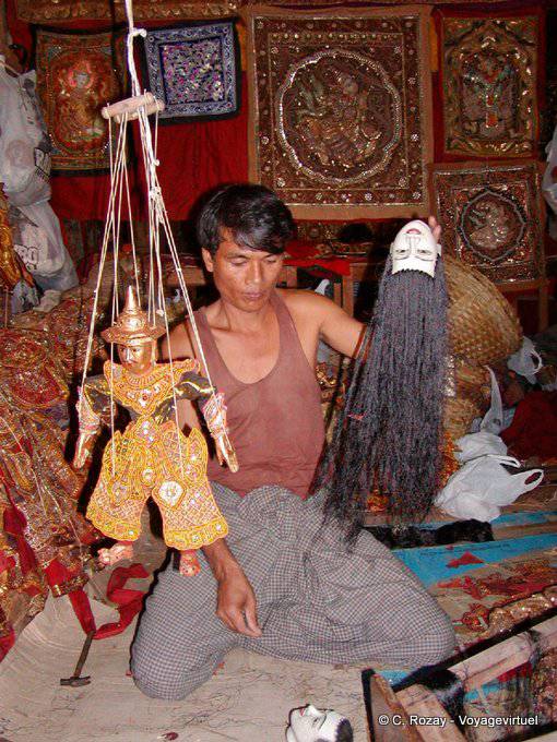 Puppetry, Mandalay - Myanmar (Burma)
