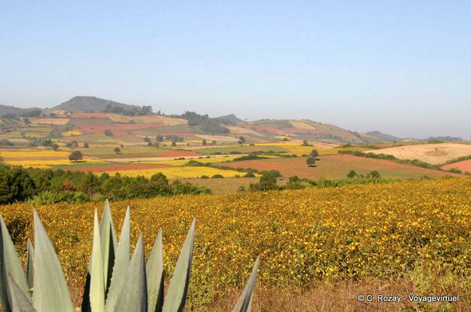 Color landscapes around Pindaya - Myanmar (Burma)