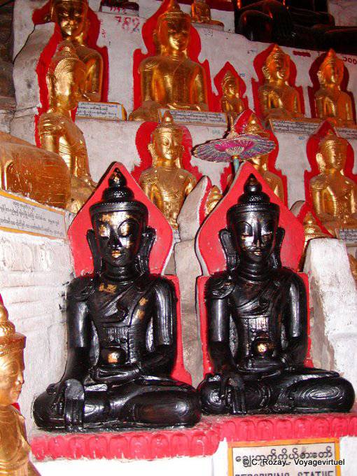 Statues soaker Buddhas Cave Pindaya - Myanmar (Burma)