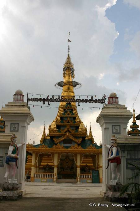 An entry in the Botataung Pagoda, Rangoon - Myanmar (Burma)