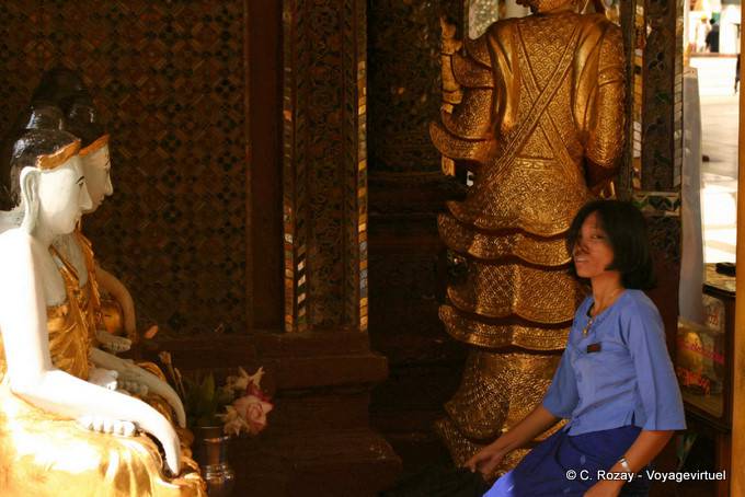 Our lovely guide in Rangoon - Myanmar (Burma)