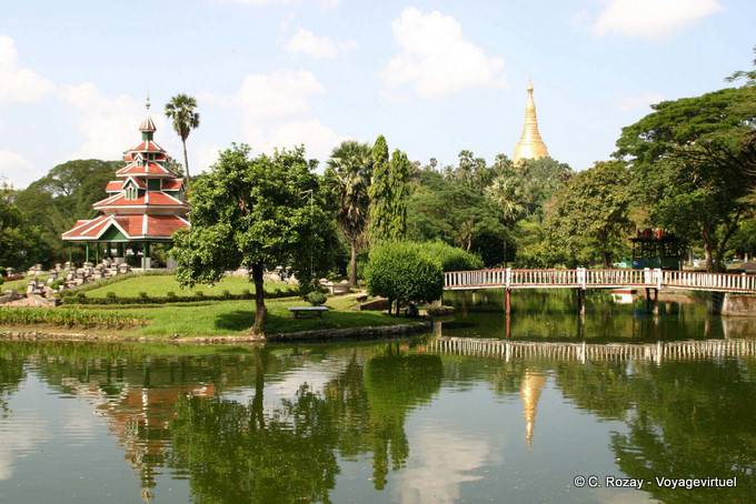 The Kandawgyi Lake and Nature Park, Rangoon - Myanmar (Burma)