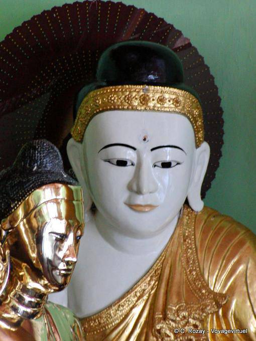 Modern Buddha head style Mandalay, Yangon - Myanmar (Burma)
