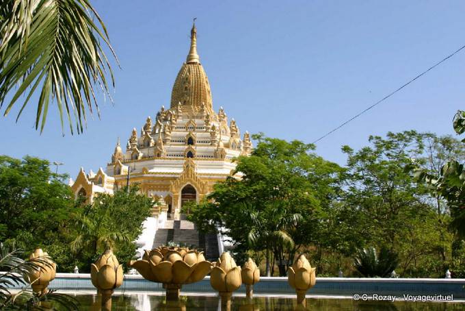 Myat Swe Taw Pagoda, exterior view, Rangoon - Myanmar (Burma)
