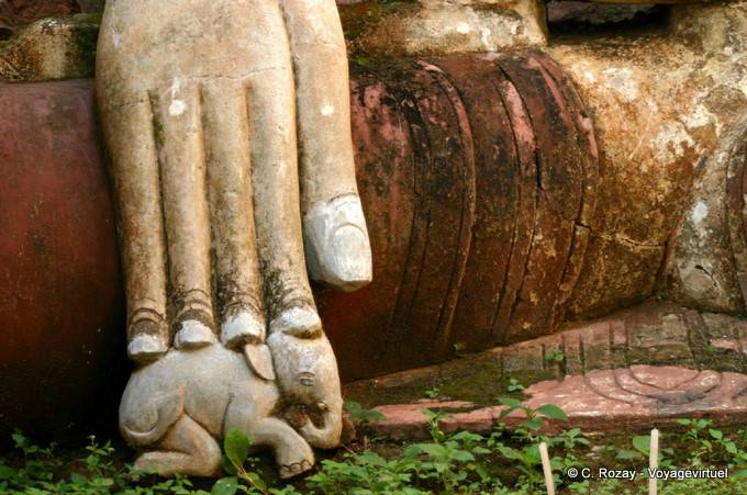 Main Stone on Nalagiri elephant, Sankar - Myanmar (Burma)