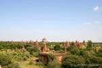 View of the pagodas of Bagan, Burma.