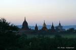 Evening mist in Bagan, Burma.