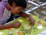 Young Burmese artist, Bagan, Burma.