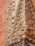 Detail of corner sculpture, Sulamani Temple, Bagan, Burma.