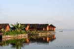 Shwe Inn Tha Hotel, floating resort, Inle Lake, Burma.