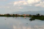 View of a village, Inle Lake, Burma.
