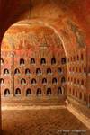 Small niches with hundreds of Buddhas Monastery Shwe Yan Pyay, Inle Lake, Burma.