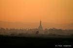 Printing at sunrise, Mandalay, Burma.