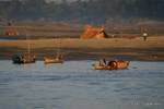 Daily life on the Irrawaddy, Mandalay, Burma.