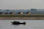 Landscape on the banks of the Ayeyarwady, Mandalay, Burma.