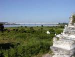Of Inwa Bridge on Ayerwayadi, Mandalay, Burma.